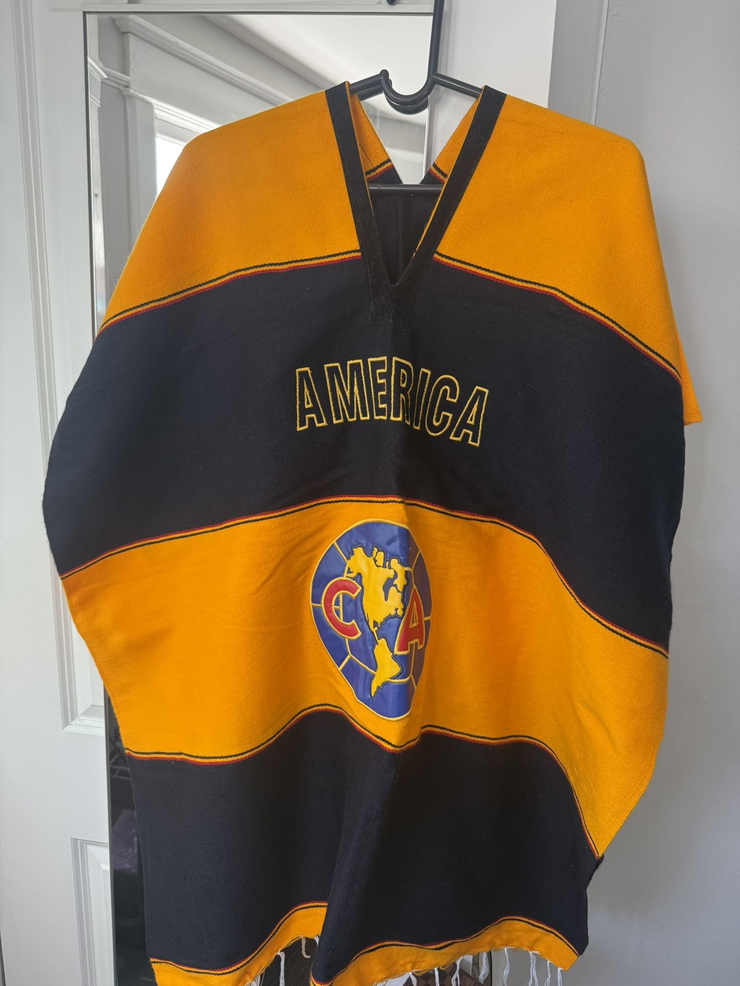 Club America Soccer Poncho Blanket with Logo Design