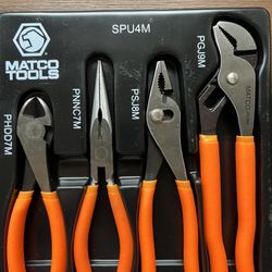 Matco 4 Piece Universal Pliers 