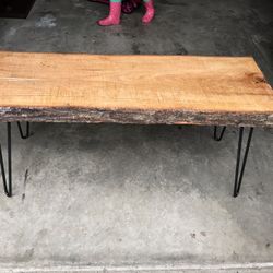 Live Edge Coffee Table/ Bench