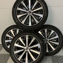 4 MBZ Mag wheels and tires