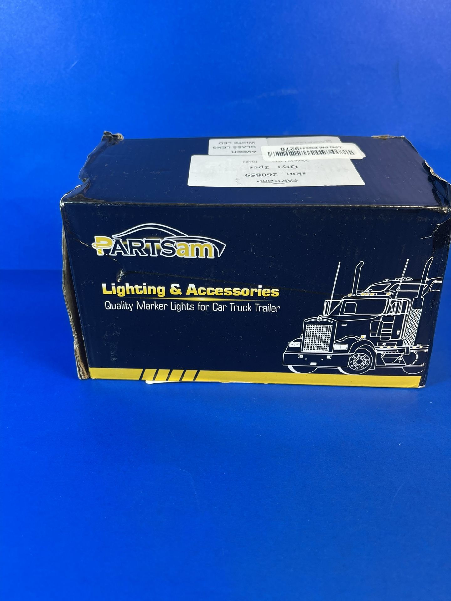 Partsam 2 Pc Lens Amber Light