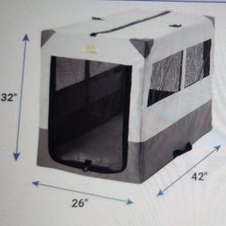 Foldable Travel Dog Crate 
