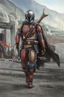 STAR WARS "THE MANDALORIAN" PICTURE