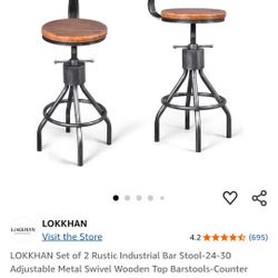 Set Of 2 Bar Stools
