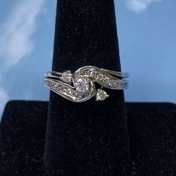 14k Diamond Wedding Set 