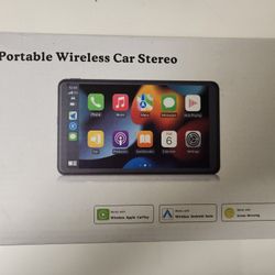 Portable Wireless Car Stereo And GPS Navigation  And Backup Camera 