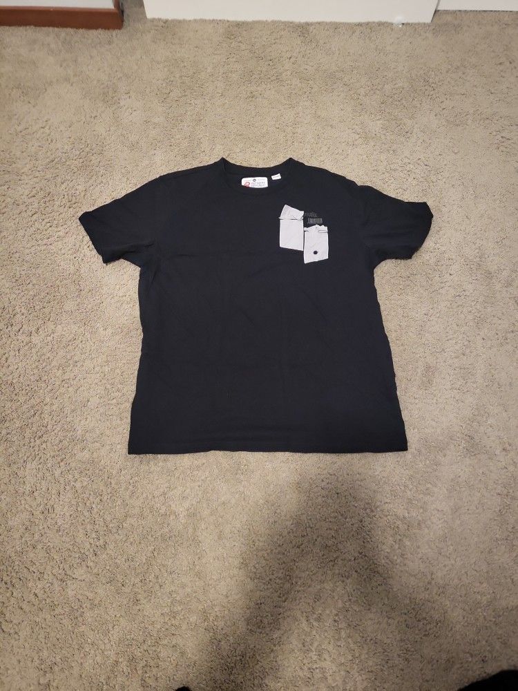 Refinery Republic Men's Black T-Shirt -

"Future" Pocket Design - Size M