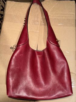 Coach Brooklyn Hobo Shoulder Bag - Cherry Red