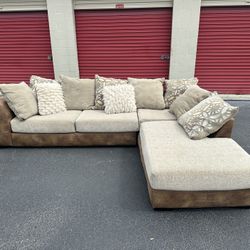 Super Comfy Nice L Sectional Couch 