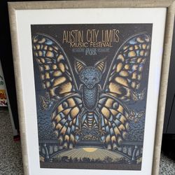FREE Austin City Limits Concert Framed Print Poster 30” x 24”