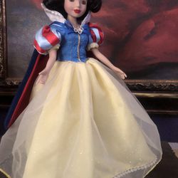 Snow White Porcelain Doll Out Of Box
