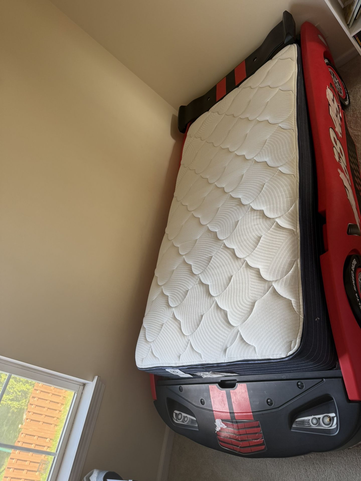 Kids Bed With Mattress And Spring Box