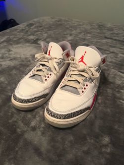 Air Jordan 3 White Cement Fire Red