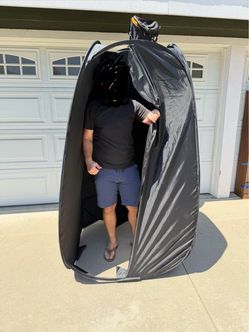 Black Pop-Up Privacy Changing Tent