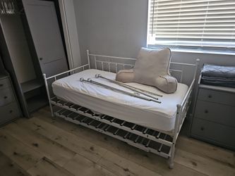 Complete Bedroom set!  2 mattress day bed, 2 dressers 2 wardrobes