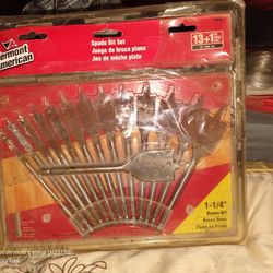 14 Pc Spade Bit Set