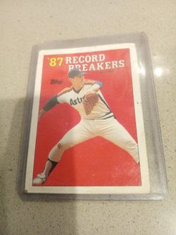 1987 record breaker Nolan Ryan