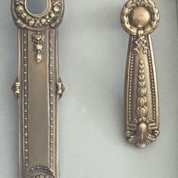Collectible Solid Brass Door Plate & Lever