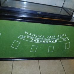 Double Sided Blackjack Table Top