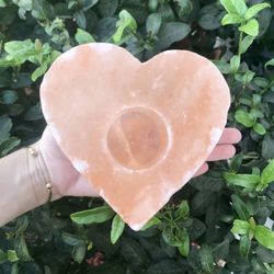 Pink Salt 💗 Candle Holder 