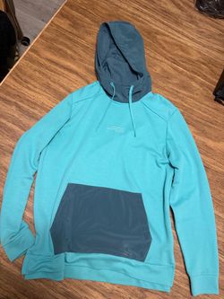 Nike Dri-FIT Colorblock Hoodie, Teal, Men’s Medium