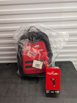 ​NEW Milwaukee PACKOUT Backpack & M18 FUEL Impact Driver Bundle