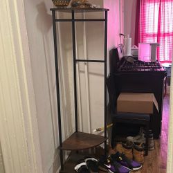 Entryway Coat Rack And Shelf 