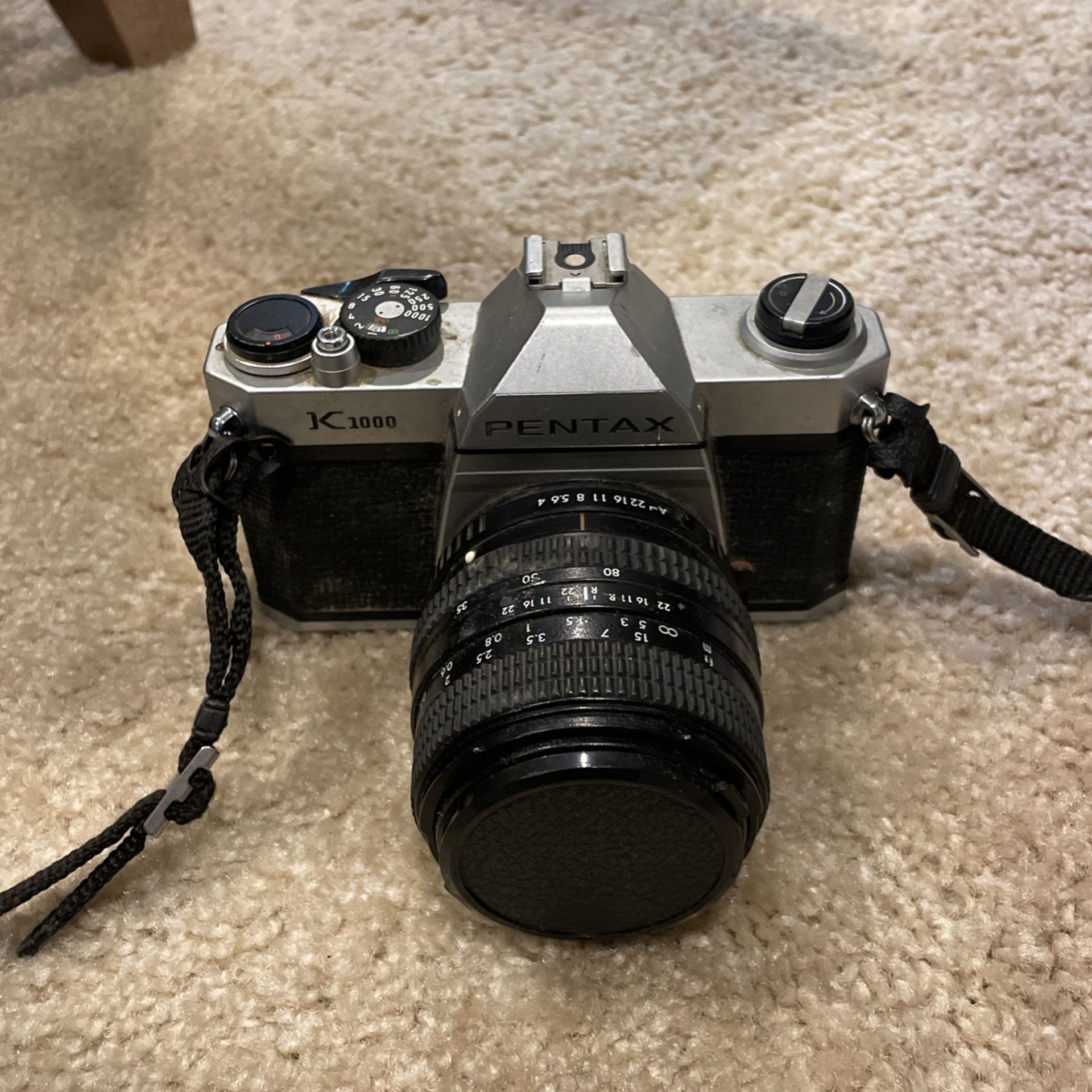 PENTAX K1000 35mm SLR Film Camera SMC Pentax 50mm