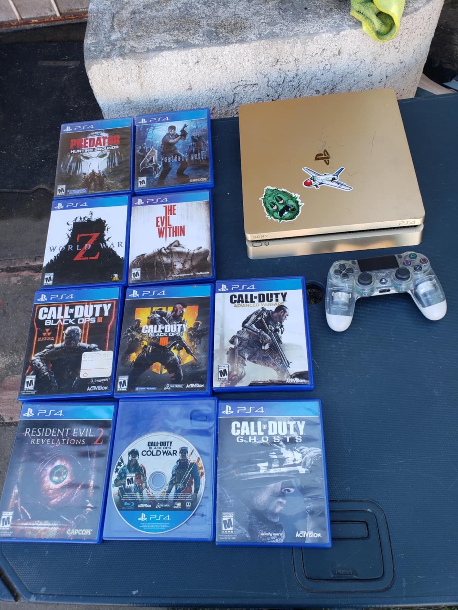 2018 Playstation 4 Slim PS4 1000GB, $170! & $20! Per Game x 10 Is $200!. I only want $300! All combo 10 Games. Trade are welcome