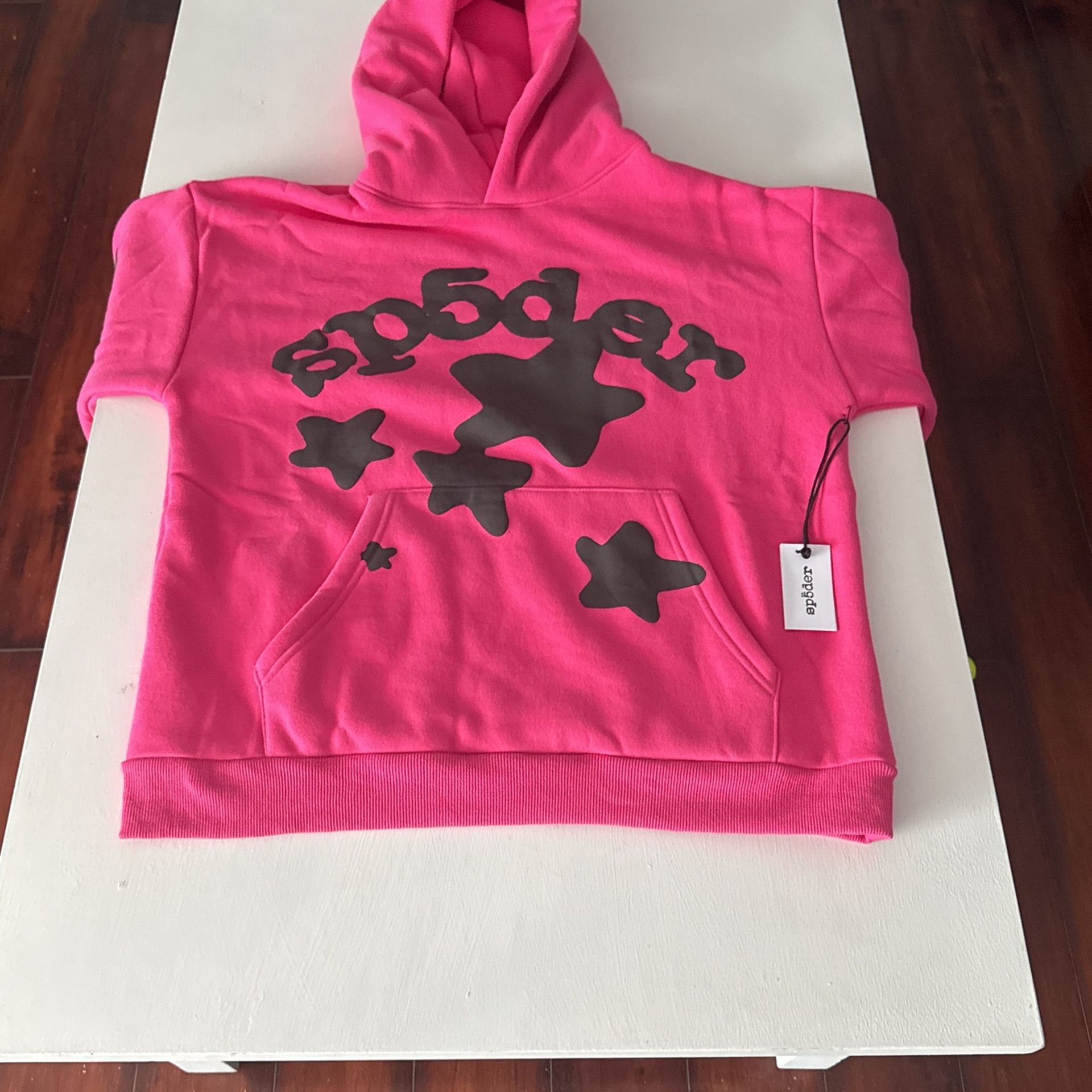 Spider Hoodie Pink