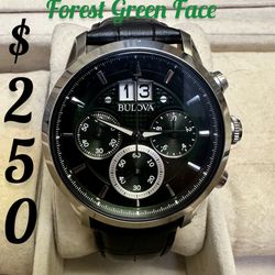 Bulova Forest Green Face