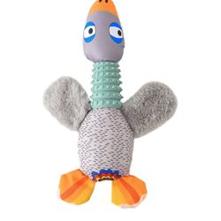 Indestructible Dog Toy | Puppy Bird Toys for Teething,Stuffing Bird with Soft Squeaker, Fun for Indoor Puppies and Senior Pups, Plush No Mess and Helv