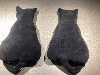 Black Cat Accent Pillows