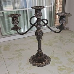 Vintage Silver plated Countess candle holder