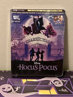 Disney Hocus Pocus 4K Blu Ray Steelbook (sealed)