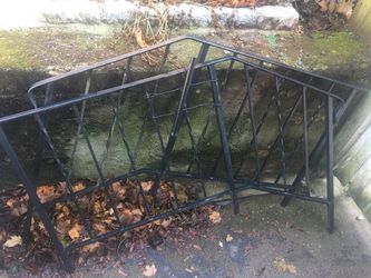 Front railings will be restored to new