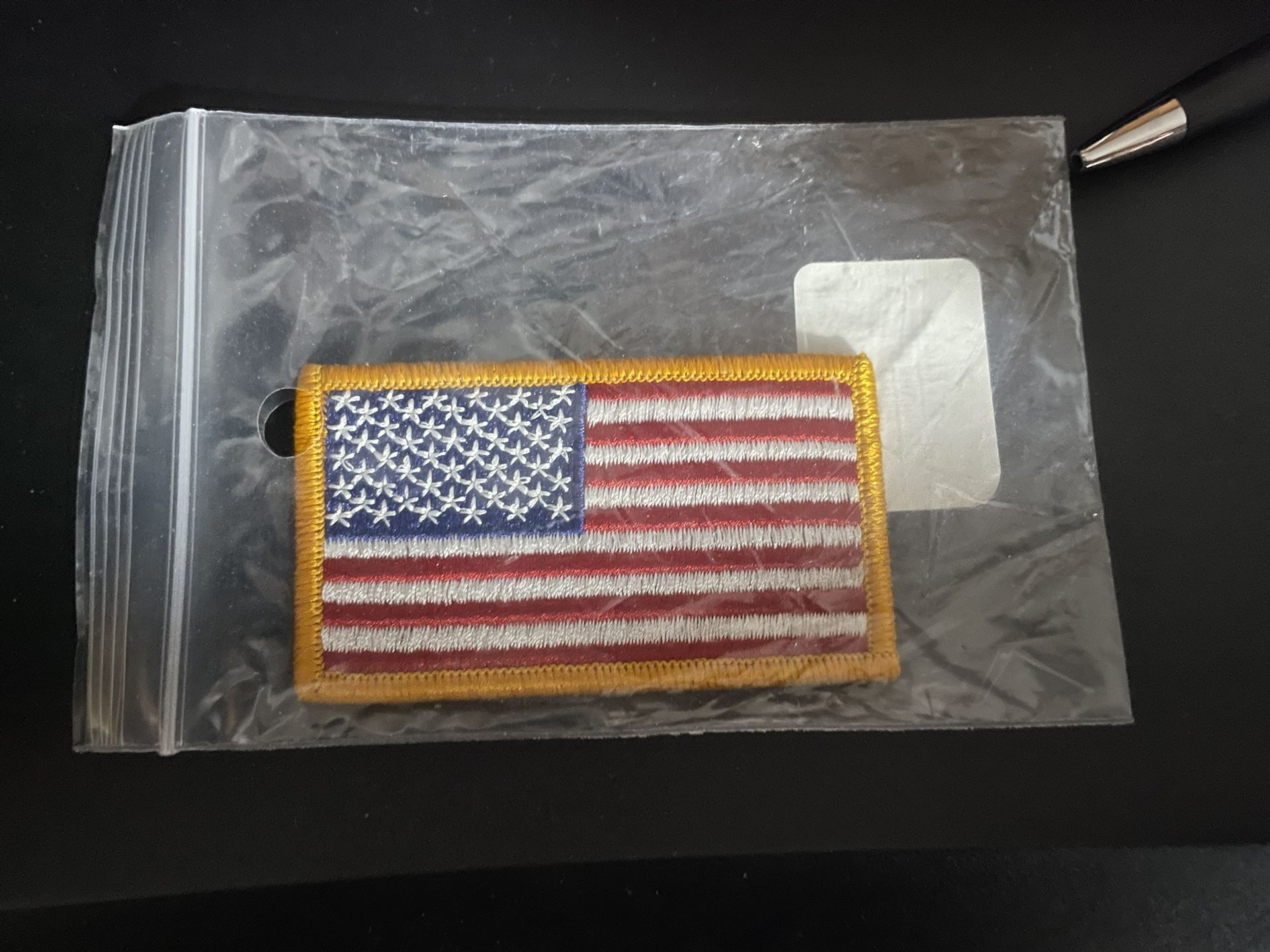 2x3” Embroidered USA Flag Velcro Patch