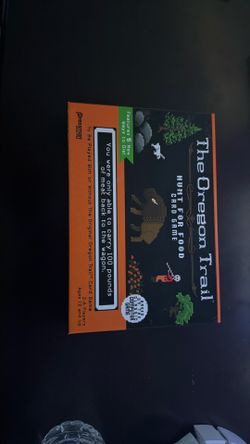 Oregon trail card game