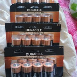 Brand New D Duracell Batteries