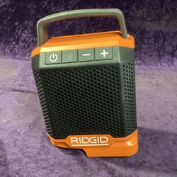 🧰🛠RIDGID 18V Cordless Speaker w/Bluetooth Wireless Tech-NEW!(Tool only)-$75!🧰🛠