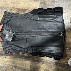 Harley Davidson Leather Vest 