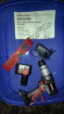 Rechargeable Drill Set. Just in time for that special project!