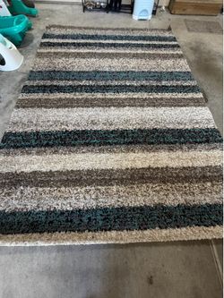 Multi-color 6x9 area rug. NuLoom Brand. Made in Turkey