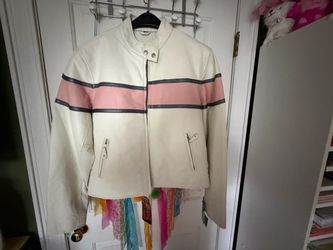Genuine leather women jacket
