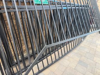 Metal fence