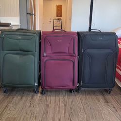 3 Dejuno 30” Spinner Suitcases – Buy 1 or All!
