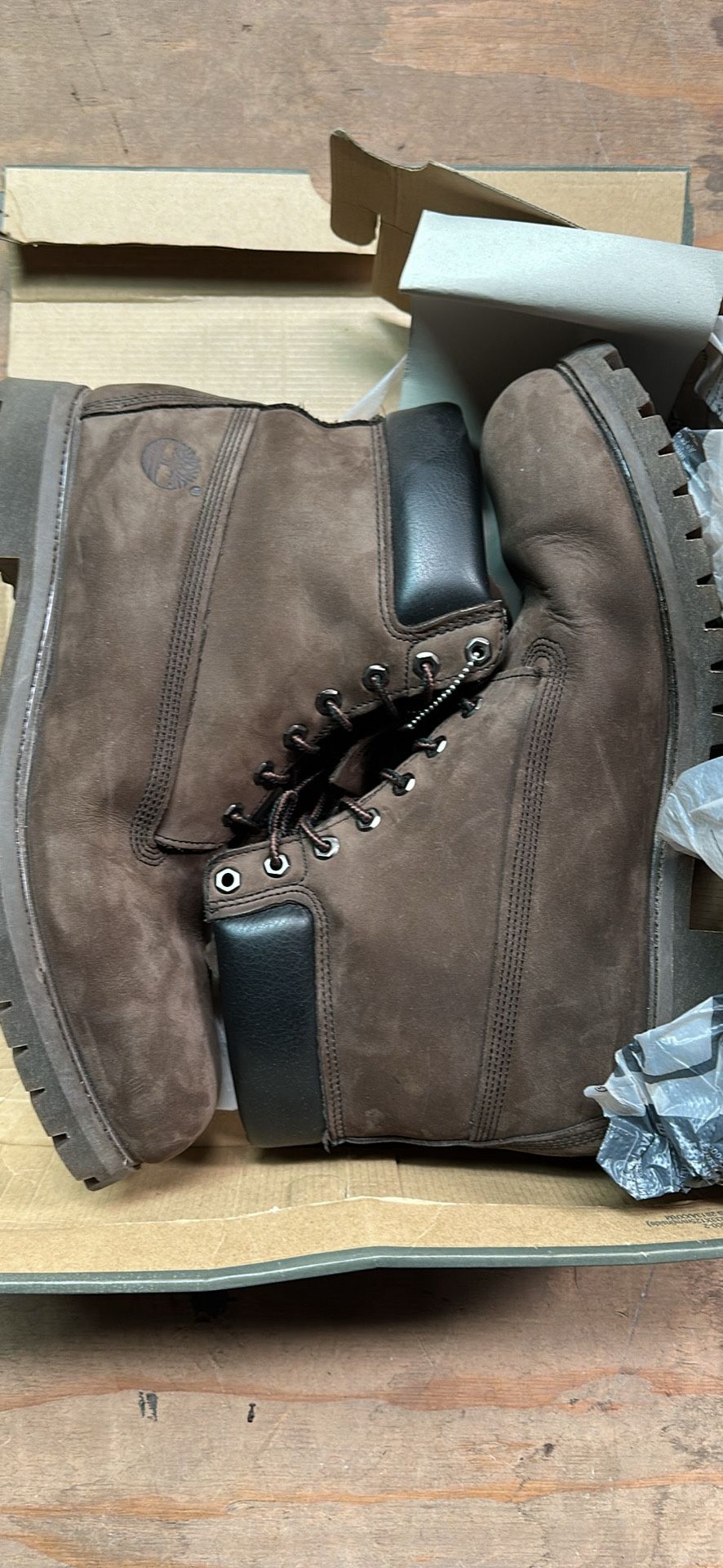 Brand NEW in box TIMBERLAND 6”inch work boot limited edition dark cacao sz us 15