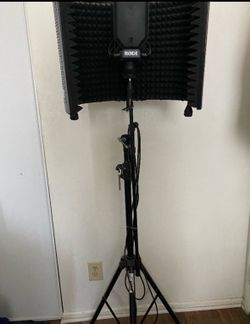 Rode Reflection Filter + Condenser Mic Recording Setup - Barely Used