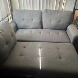 The Gray Convertible Sleeper Sofa