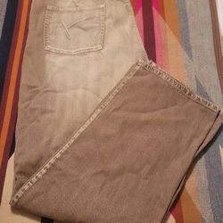 Mens Indigo Red Jeans Size 42